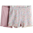 H&M Ribbed Cotton Cycling Shorts 2-pack - Pink/Floral (1262117002)