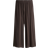 H&M Cropped Pull-On Trousers - Dark Brown