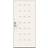Swedoor Domino Advance Line Ytterdörr Klarglas S 0500-N V (100x210cm)