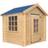 Timbela Wooden Playhouse M570 Blue
