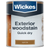 Wickes Exterior Woodstain Quick Dry Wood Protection Light Oak 0.75L