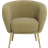 Dunelm Bella Velvet Cocktail Armchair 74cm