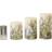 Dacore Flora White LED-lys 15cm 3stk