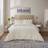 Dorma Luxe Wisteria Duvet Cover Beige (200x135cm)