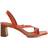 Dune Jia Leather Sandals - Orange