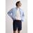 H&M Men Blue Relaxed Fit Linen-Blend Shorts - Blue