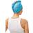 Go Travel Quick Dry Hair Wrap Blue