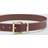 Mango Stitched Belt With Square Buckle - Brown
