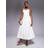 River Island Womens Sleeveless Strappy Corset Midi Dress - White