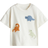 H&M Appliquéd T-shirt - White