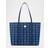 MCM Toni Medium Visetos Shopper Tote Bag - Blue