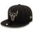 New Era Chicago Bulls NBA Wordmark 9FIFTY Cap Black M-L