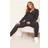 PrettyLittleThing Maternity Black Brushed Rib Leggings 6