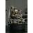 Living and Home Tiered Rock Cascading Tabletop Water Fountain One Size