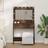 vidaXL Sminkebord Med LED-Lys Brun Eg 78,5 x 41 x 135 cm Toiletbord