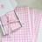 Shein 20 Sheets Tissue Paper 14 x 20 Inches Pink And White