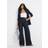 River Island Womens Baggy Wide Leg Jeans - Navy