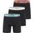 Nike Everyday Cotton Stretch 3 Pack Boxer Briefs - Black