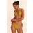 PrettyLittleThing Mini O Ring Tie Side Bikini Bottoms - Green
