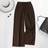 Shein Plus Size Women Casual Elastic Waist Regular Fit Pants - Autumn/Winter