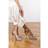 Where's That From Vivian Heeled Sandal With Flared Stiletto - Grey