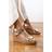 Where's That From Harlow Cork Platform Wedge - Gold
