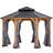 Sunjoy Curtain For Cedar Wood Gazebo 395cm x 395cm Grey