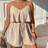 Shein Plus Size Women Vacation Cut-Out Spaghetti Strap Romper - Aprikos