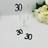 Shein Birthday Number Glass Markers 30th