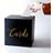 Shein Black And White Foil Design Gift Card Box