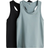 H&M Sports Tank Tops with DryMove 2-pack - Turquoise/Black (1234574004)