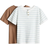 H&M Henley T-shirts 2-pack - Matte Green/Turquoise (1284096003)