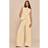 PrettyLittleThing Butter Yellow Wide Leg Pleated Trousers
