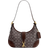Coach Hamptons Hobo Bag In Signature Jacquard - Brass/Oak Maple
