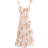 New Look Vintage Floral Print Chiffon Maxi Dress - Cream