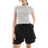 New Look Linen Blend Drawstring Waist Shorts - Black
