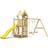 Jungle Gym Play Tower Teepee w/2-Swing Module 200 & Yellow Slide