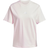 adidas Women's Essentials 3 Stripes Cotton Tee - Clear Pink/White