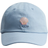 H&M Embroidery-Detail Cap - Light Blue/Shell