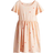 H&M Bomullsklänning Med Volangärm - Orange