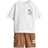 H&M Baby 2-piece T-shirt and Shorts Set - Brun/Lejonkungen