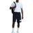 Nike Club Men's Fleece Shorts - Obsidian/White