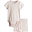 H&M Baby 2-Delat Ribbat Set - Ljusrosa