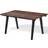 Nimara Madelina Lacquered Oak Veneer In Smoked Oak Spisebord 90x240cm