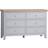 Home Source Fully Assembled Storage Grey Chest of Drawer 130x82cm