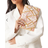 True Decadence Patterned Sequin Envelope Clutch Bag - Gold