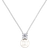 Edblad Luna Necklace - Silver/Pearl/Transparent