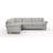 Dunelm Flori Grey Sofa 268cm 4 Seater