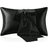 Shein 1pc Satin Pillowcase For Hair And Skin Hovedpudebetræk Sort (74x48cm)