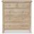 Roseland Furniture Farrow Oak 2 Over 3 Chest of Drawer 85x90cm